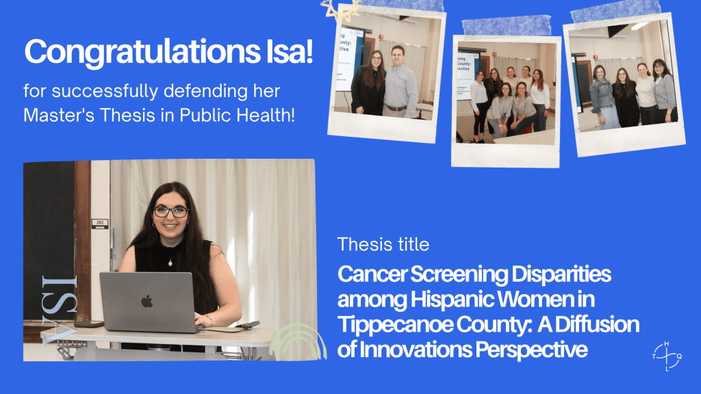 Isa Successfully Defending Her Master’s Thesis in Public&nbsp;Health